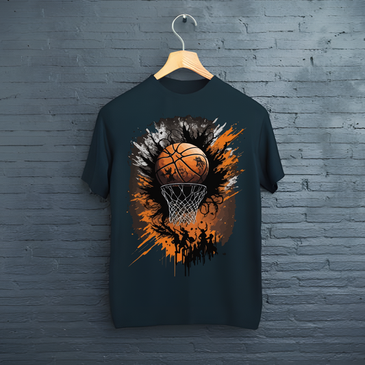 Tricou Basketball Hoop