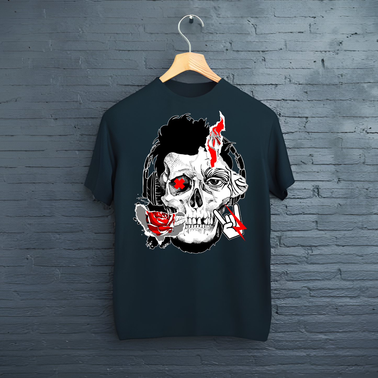 Tricou Skull X