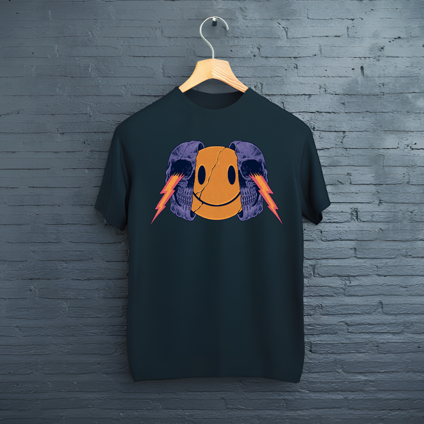 Tricou Smiley Skull